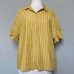 The Great The Western Kerchief Top in Sunburst Stripe, size 1 (Small) **Flaws**